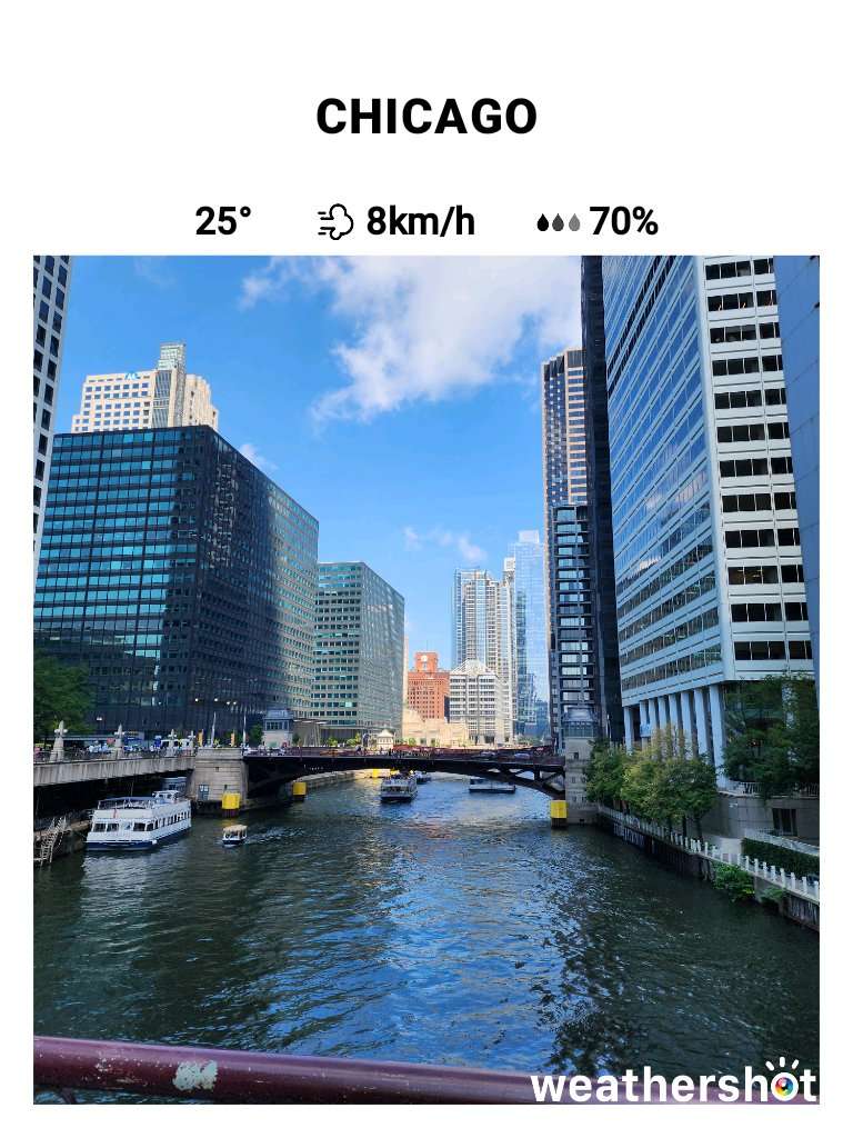 Clear weather in Chicago, 77°F — August 14, 2025 (community photo)