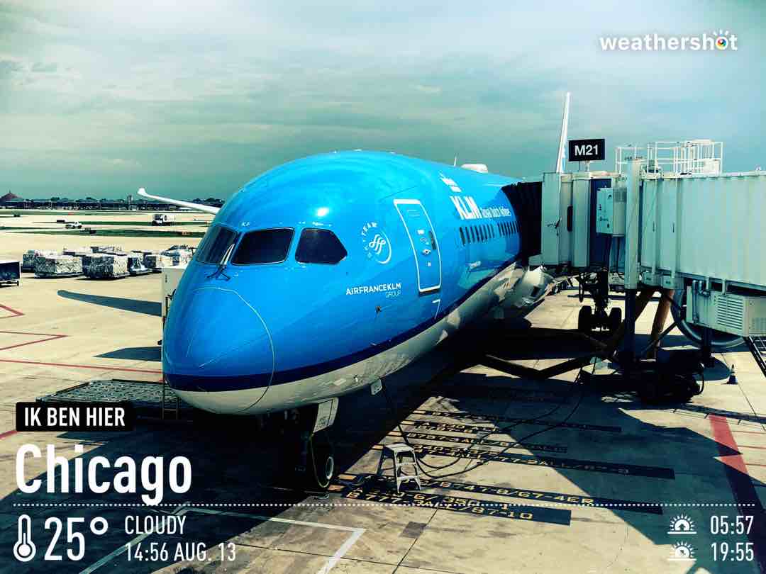Cloudy weather in Chicago, 77°F — August 13, 2022 (community photo)