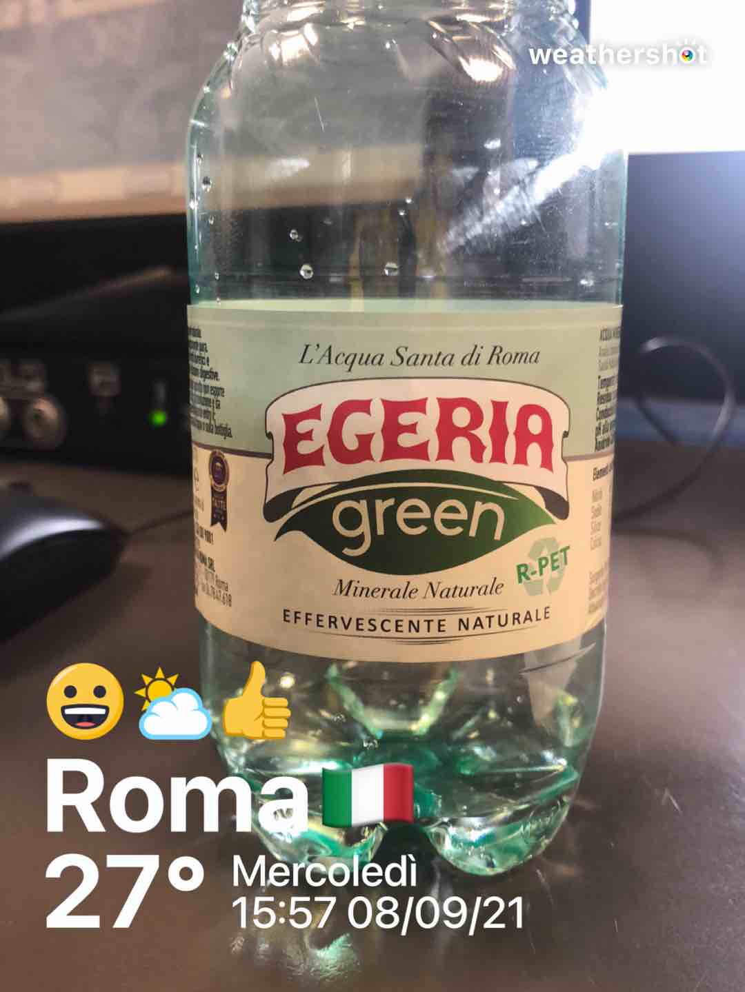 Partly cloudy weather in Roma, 27°C — September 8, 2021 (community photo)