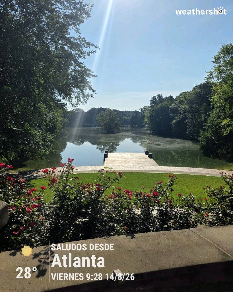 Sunny weather in Atlanta, 82°F — August 14, 2026 (community photo)