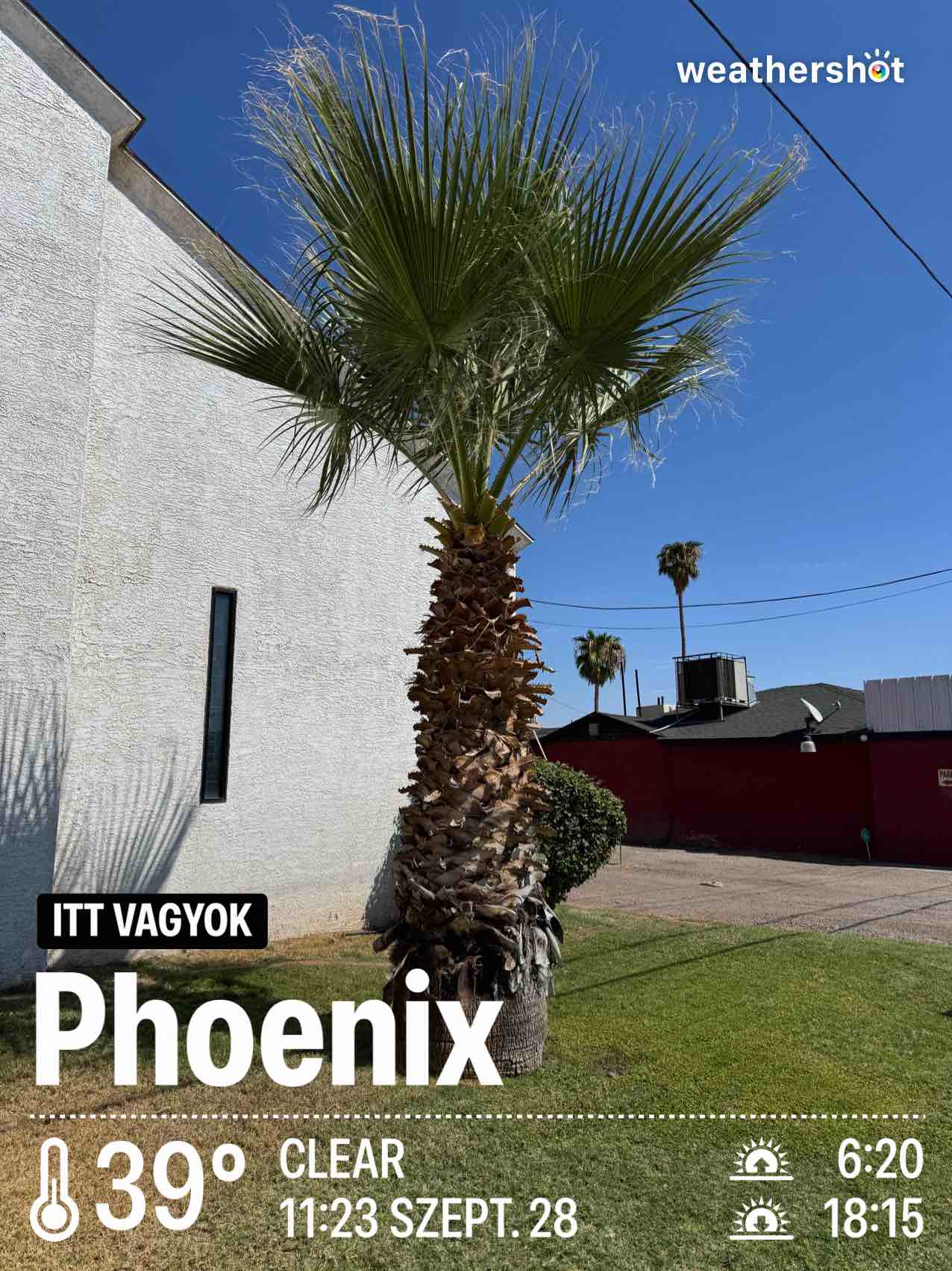 Weather in Phoenix, 102°F — September 28, 2024 (community photo)