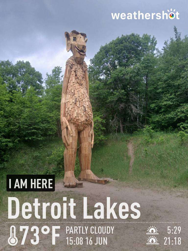 Weather in Detroit Lakes — June 16, 2024 (community photo)