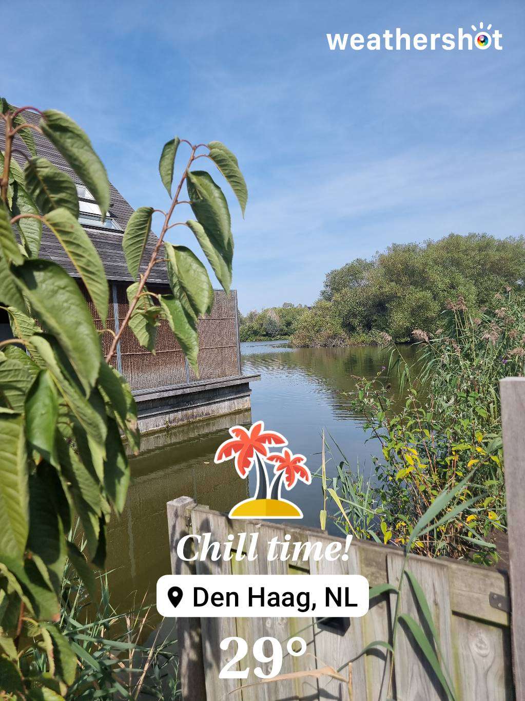Cloudy weather in Nootdorp, 29°C — September 10, 2023 (community photo)