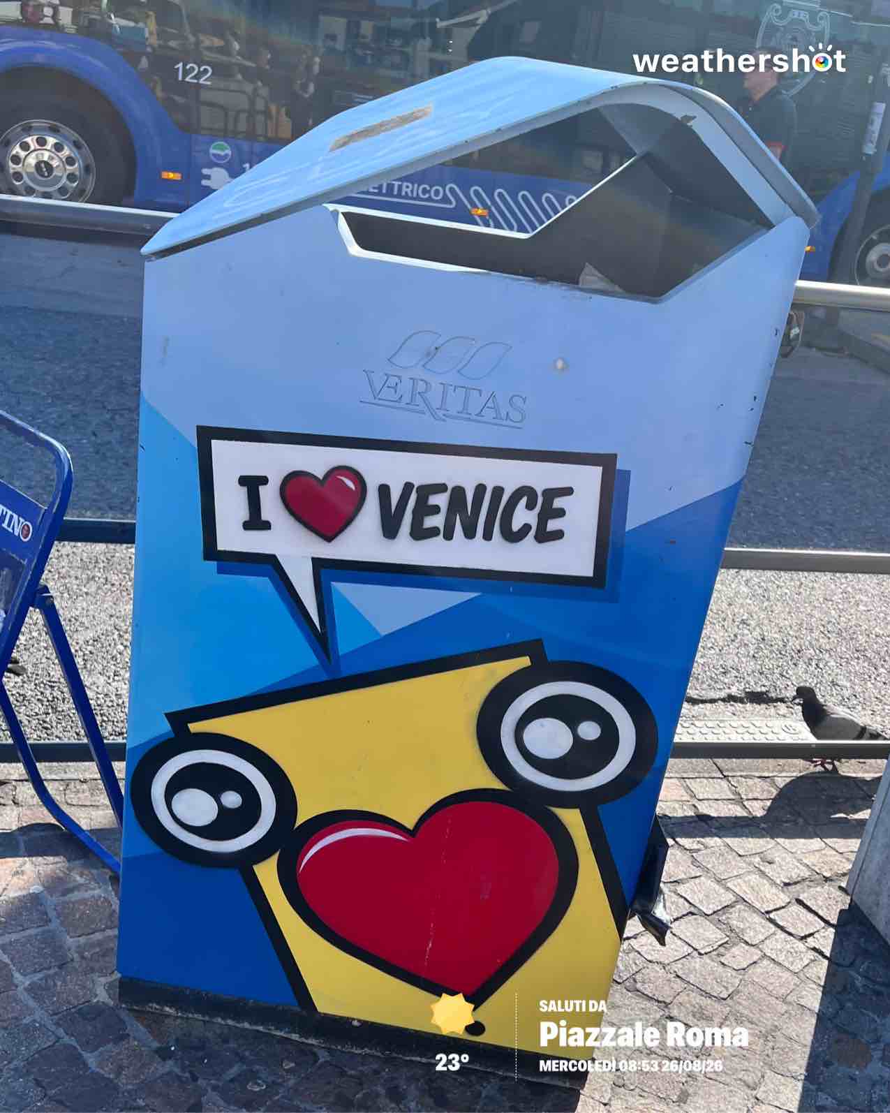 Clear weather in Venezia, 23°C — August 26, 2026 (community photo)
