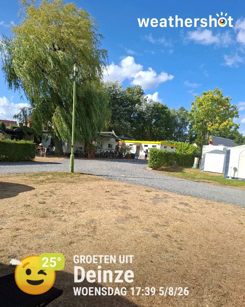 Cloudy weather in Deinze, 25°C — August 5, 2026 (community photo)