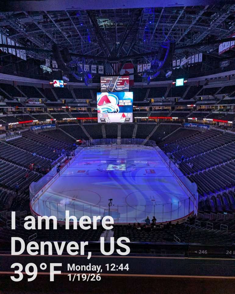 Clear night weather in Denver, 73°F — January 19, 2026 (community photo)