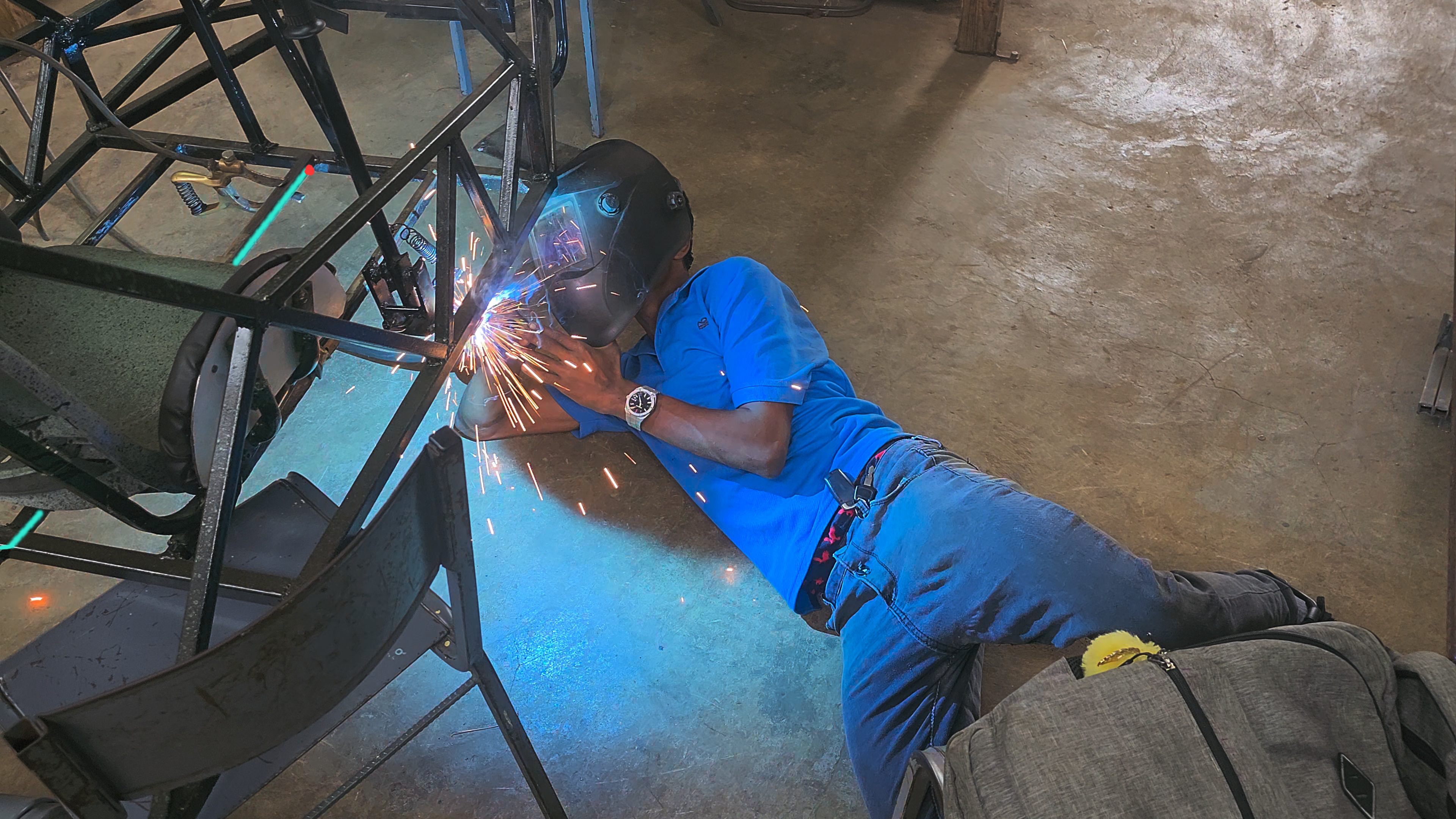 Carlanvi Roberts welding – HEART Trust certified welder