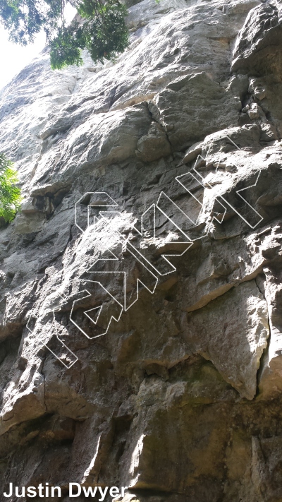 photo of Racer Ready, 5.12b ★★★★ at Slippery People Area from Ontario: Devil's Glen
