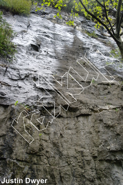 photo of Ra, 5.7 ★★ at Sun Worshipper Wall from Ontario: Devil's Glen