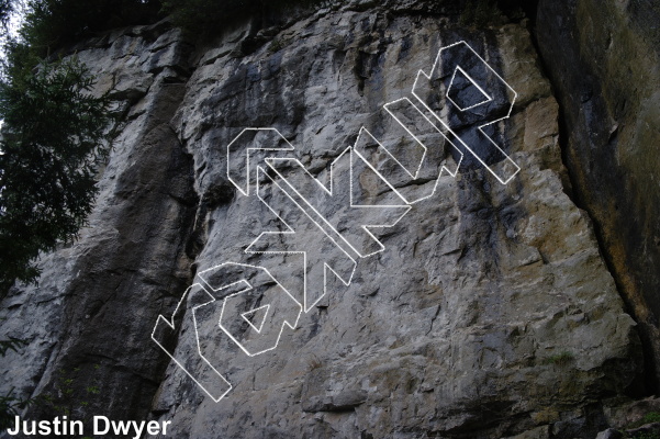 photo of Short Man’s Dream, 5.13a ★★ at The Blank Canvas from Ontario: Devil's Glen