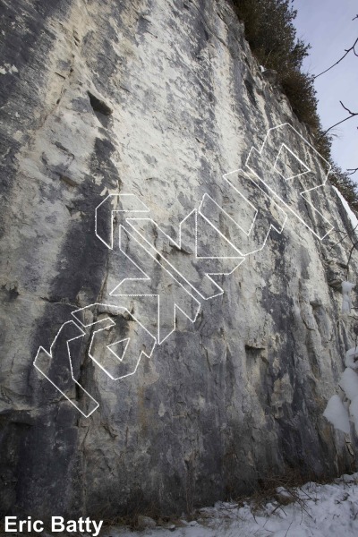 photo of Temple Of The Sun, 5.11c ★★★★ at Sun Worshipper Wall from Ontario: Devil's Glen