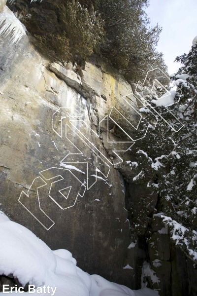 photo of Formal Ascent, 5.7 ★★ at The Blank Canvas from Ontario: Devil's Glen