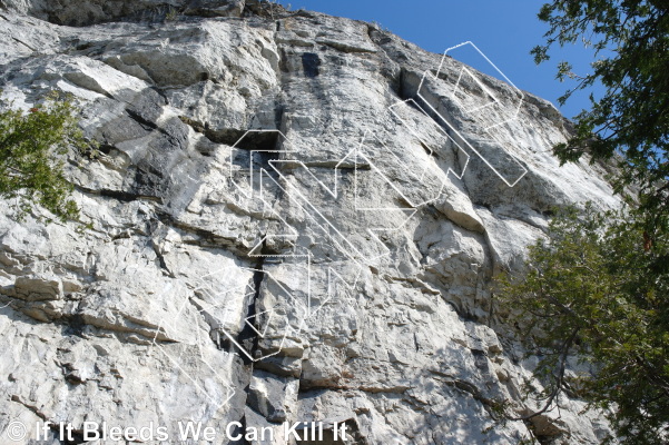 photo of Azrael, 5.11b ★★★ at The Fin Area ▼▼ from Lion's Head