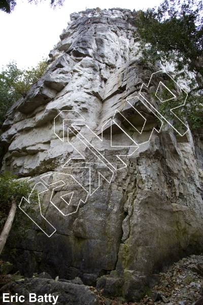 photo of Straight to the Sky, 5.11c ★★ at Overhanging Wall from Ontario: Metcalfe