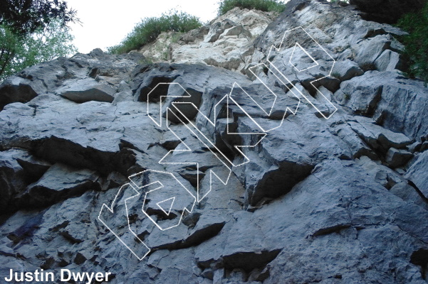 photo of Gangrene, 5.8  at Malen’s Wall from Ontario: Metcalfe