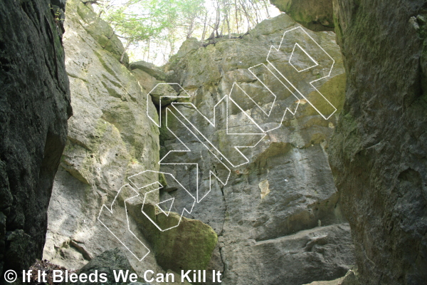 photo of Jack Nicklaus (aka Garry Player), 5.11a ★★★ at Back Bunker from Ontario: Metcalfe