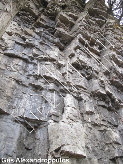 photo of Zen and the Art of Archery, 5.10c ★★★ at Shattered Wall Area from Ontario: Mount Nemo