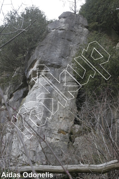 photo of Corkscrew Crack, 5.2 ★★★ at The Party On Pinnacle from Ontario: Mount Nemo