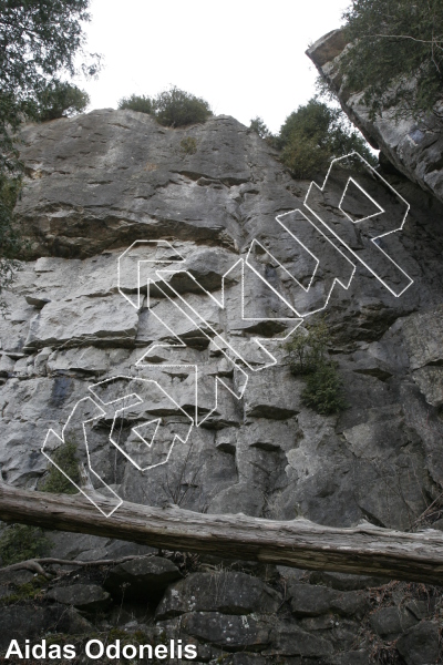 photo of Make My Day, 5.11d ★★ at The Castle Wall from Ontario: Mount Nemo