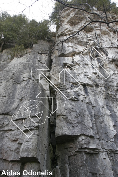 photo of Death Block, 5.11b ★★ at Central Wall from Ontario: Mount Nemo