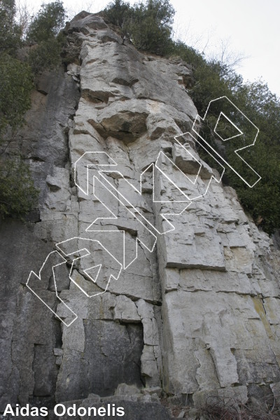 photo of Adrenaline Junkie, 5.11b ★★★ at Helmut’s Wall from Ontario: Mount Nemo