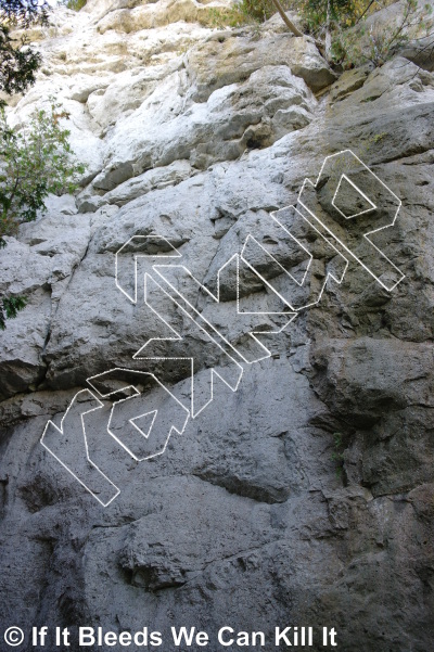 photo of Ira Mahn, 5.11c ★★★★ at Jamaican Wall Area from Old Baldy