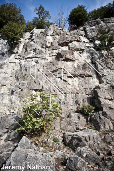 photo of Rattlesnake – The Grand Traverse, 5.7 ★★ at Ignored Traverses from Ontario: Rattlesnake Conservation Area