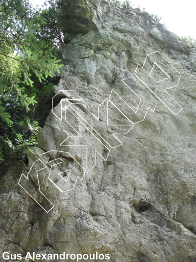 photo of The Lucifer Effect, 5.13a ★★★★★ at White Castle Wall from Ontario: The Swamp