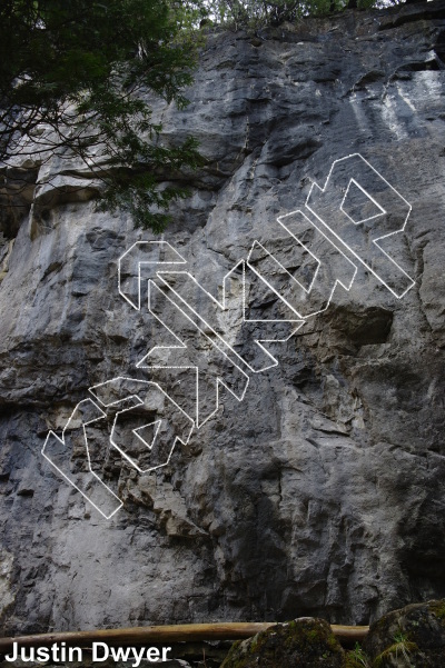 photo of Heisenberg, 5.12c ★★★★★ at The Last Stand Wall from Ontario: The Swamp