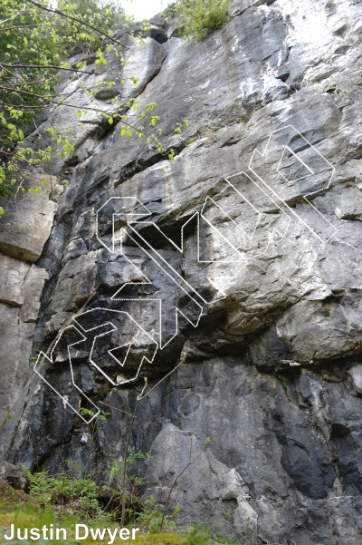 photo of Timex, 5.11a ★★★★ at The Sundial Wall from Ontario: The Swamp