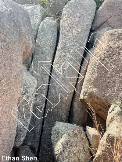 photo of Coopers Wall from Inks Ranch Climbing