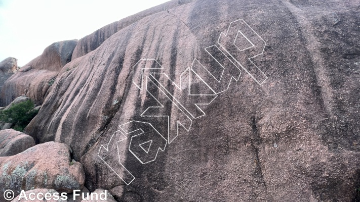 photo of Morning Glory Wall from Inks Ranch Climbing