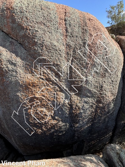 photo of MOONFIRE from Inks Ranch Climbing