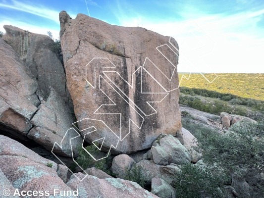 photo of Golden Ratio Boulders from Inks Ranch Climbing