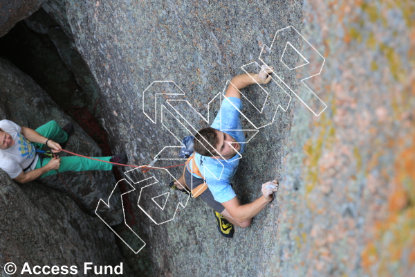 photo of Lower Dungeon from Inks Ranch Climbing