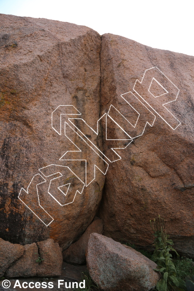 photo of Labyrinth Boulders from Inks Ranch Climbing