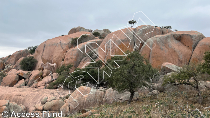 photo of Middle Annabelles from Inks Ranch Climbing