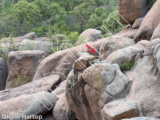 photo of Lower Dungeon from Inks Ranch Climbing