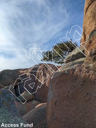 photo of Upper Annabelles from Inks Ranch Climbing