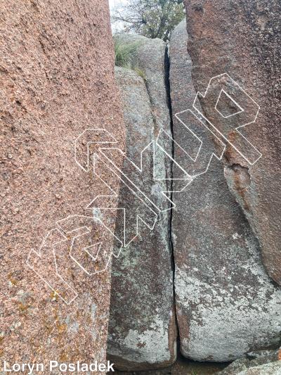 photo of DOOM CRACKS from Inks Ranch Climbing