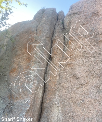 photo of Soft Landing, V0  at Lower Annabelles from Inks Ranch Climbing