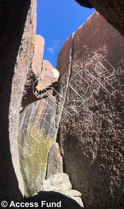 photo of Bunny Boulder from Inks Ranch Climbing