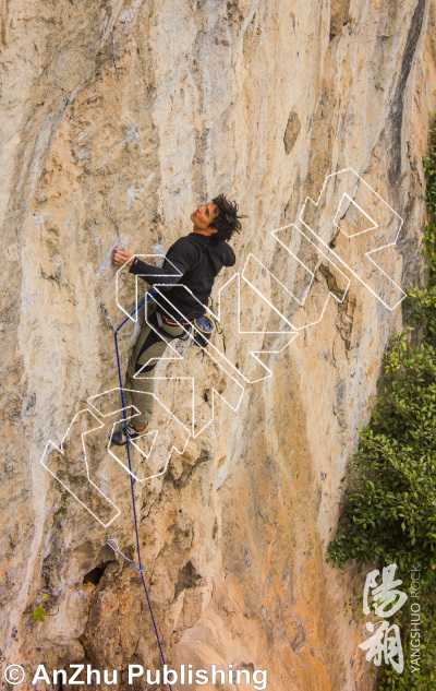 photo of Dragon Central 龙主体 from China: Yangshuo Rock 阳朔攀岩路书