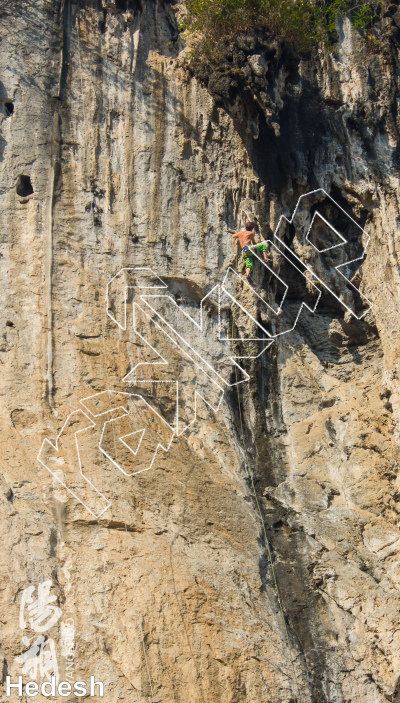 photo of Dragon Central 龙主体 from China: Yangshuo Rock 阳朔攀岩路书