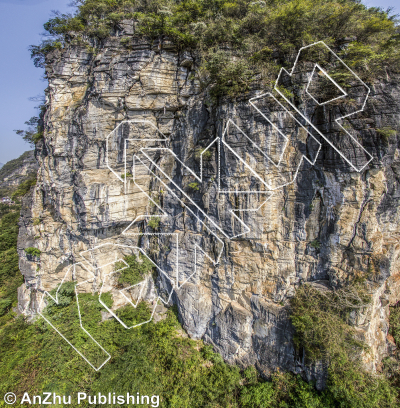 photo of Central 指挥所 from China: Yangshuo Rock 阳朔攀岩路书