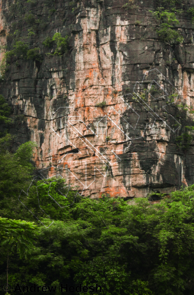 photo of Sunrise Wall  日出墙 from China: Yangshuo Rock 阳朔攀岩路书