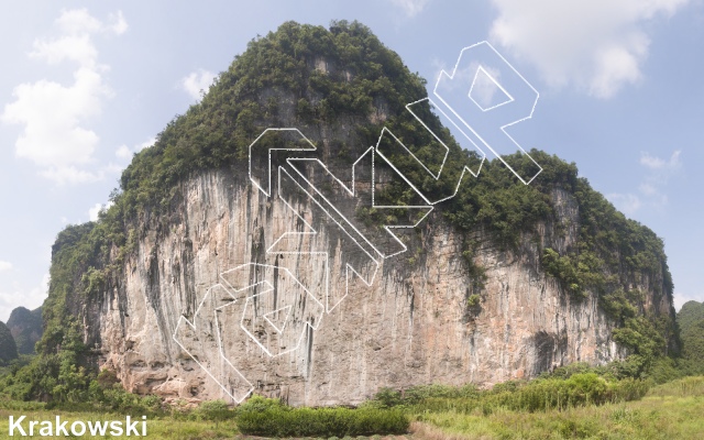 photo of The Beach 耍废区 from China: Yangshuo Rock 阳朔攀岩路书