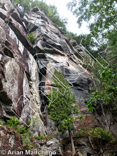photo of Cosmonaute SS, 5.13a  at Cosmodrome from Québec: Lac Long