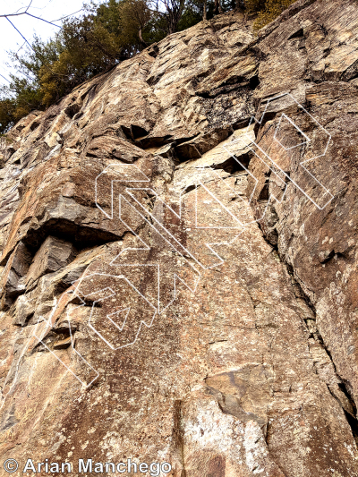 photo of Salopette, 5.8+  at La Plage from Québec: Lac Long