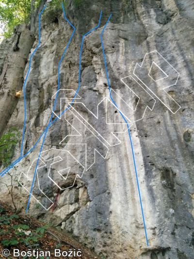 photo of Kača from Kotečnik Climbing